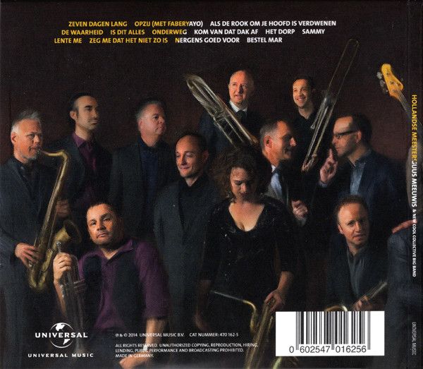 Guus Meeuwis &amp; New Cool Collective Big Band* – Hollandse Meesters - cd cardboard