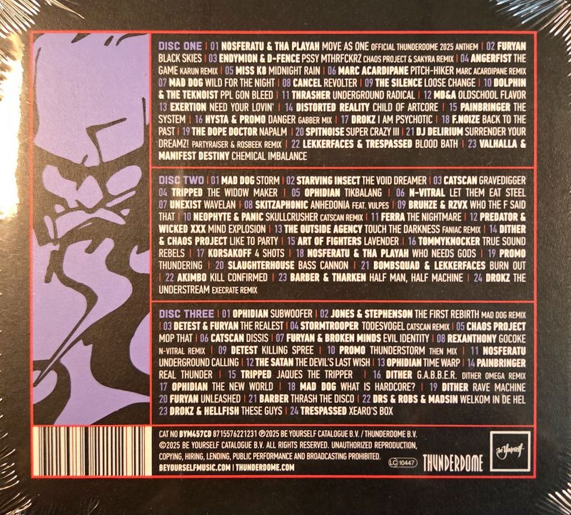 Various Artists - Thunderdome 2025 (3 CD)