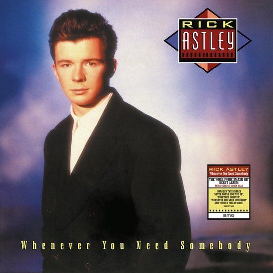 Rick astley -Whenever You Need Somebody - lp