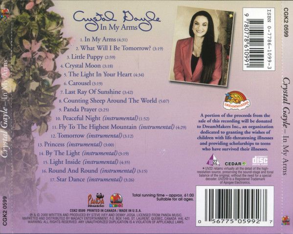 Crystal Gayle – In My Arms - cd