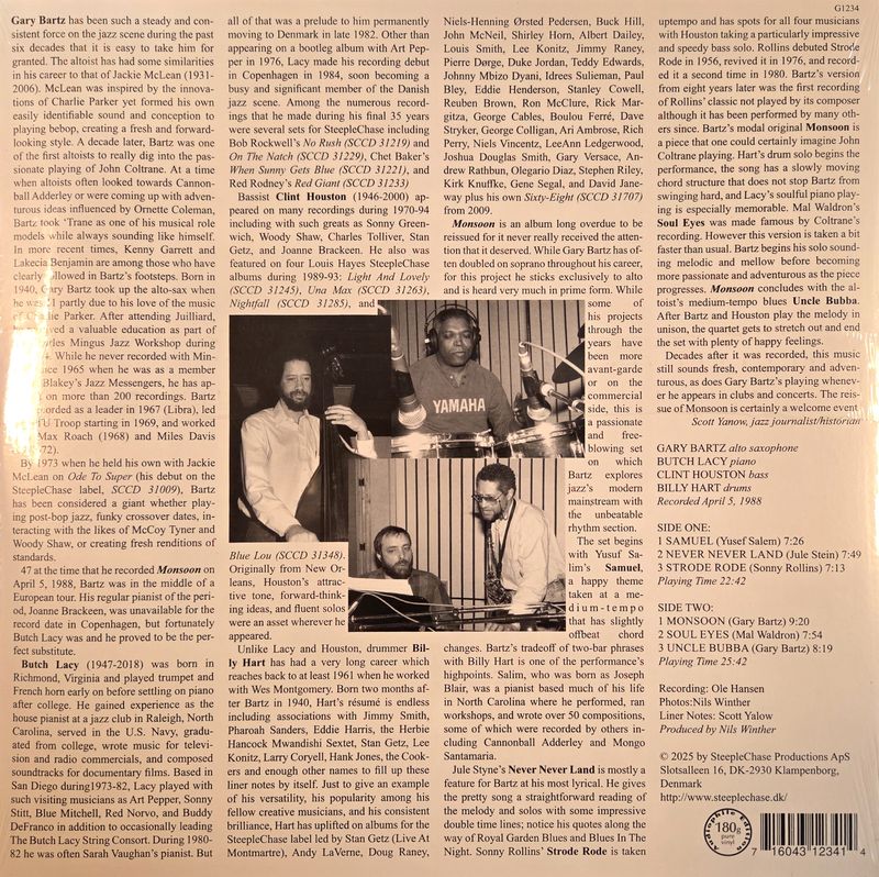 Gary Bartz Quartet – Monsoon - lp