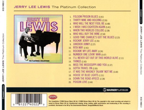 Jerry Lee Lewis – The Platinum Collection
