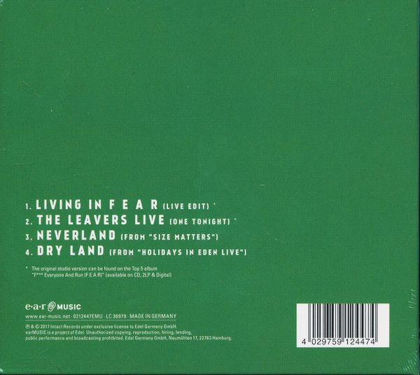 Marillion – Living In F E A R - cd single