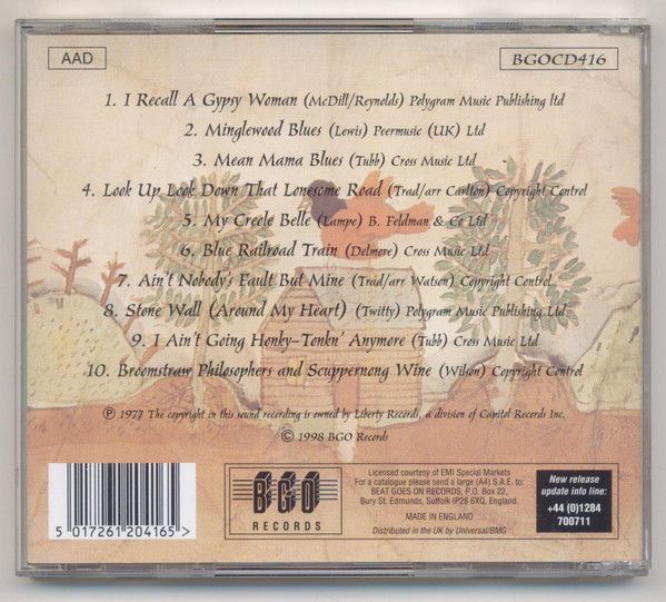 Doc &amp; Merle Watson – Lonesome Road  - cd