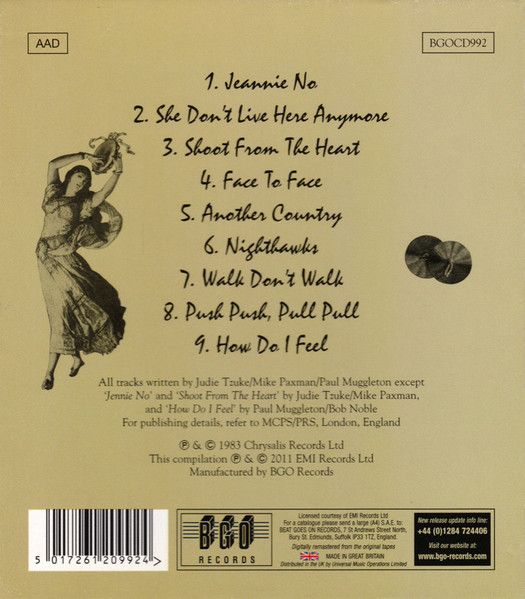 Judie Tzuke – Ritmo  - cd