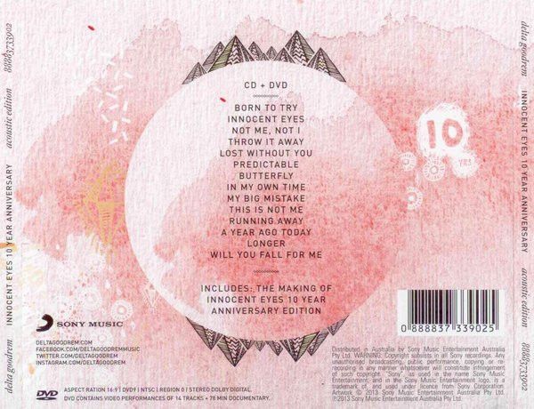Delta Goodrem – Innocent Eyes Ten Year Anniversary Acoustic Edition - cd