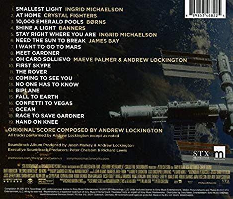 Andrew Lockington – The Space Between Us (Original Motion Picture Soundtrack) - cd