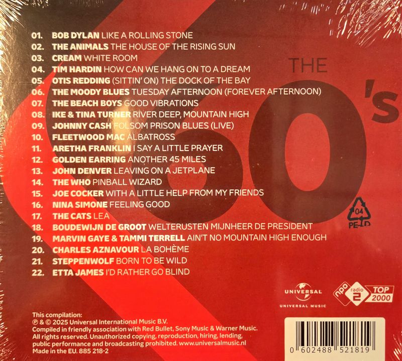 Various Artists - Top 2000 - The 60's (CD)