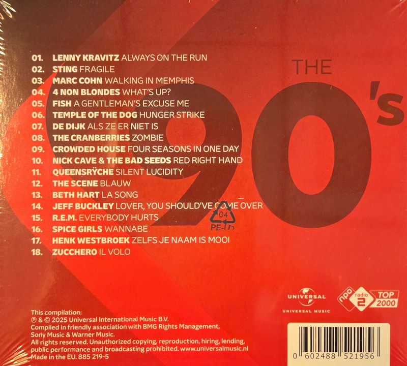 Various Artists - Top 2000 - The 90's (CD)