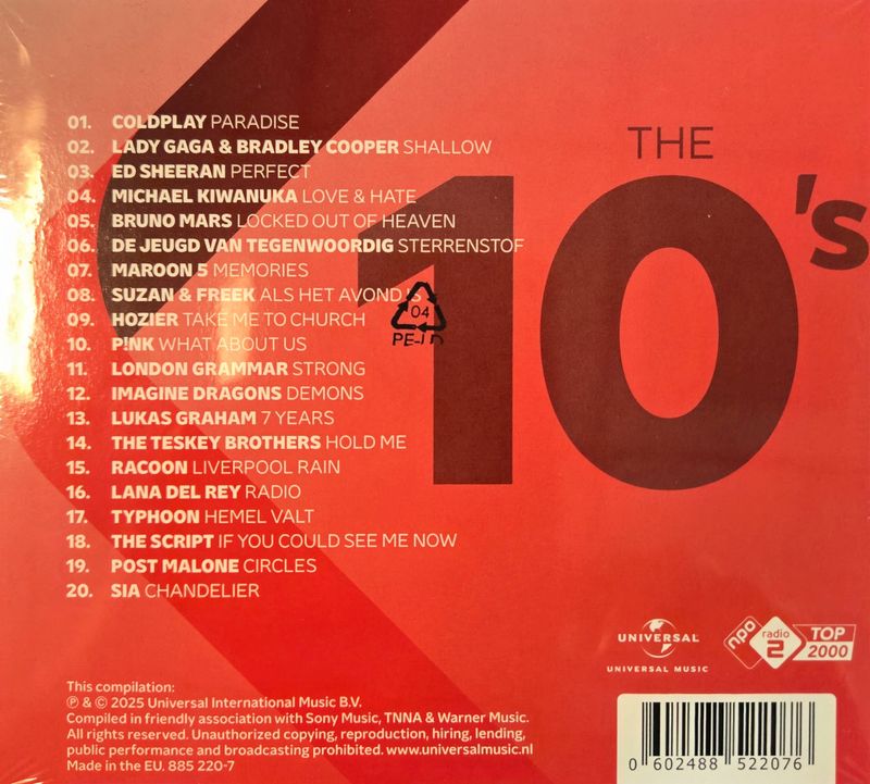 Various Artists - Top 2000 - The 10's (CD)