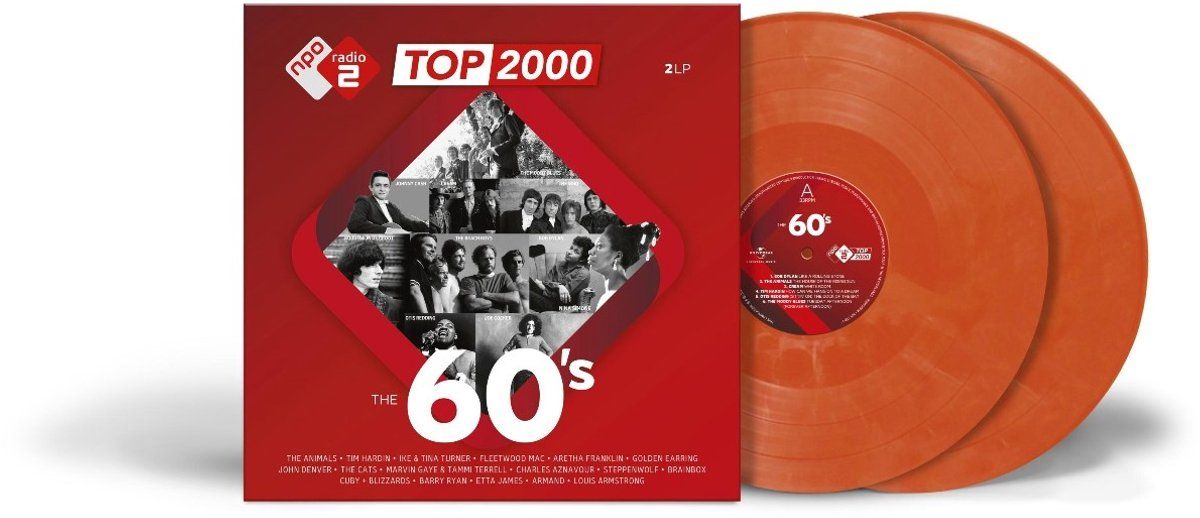 Various Artists - Top 2000 - The 60's (2 LP) (Coloured Vinyl)