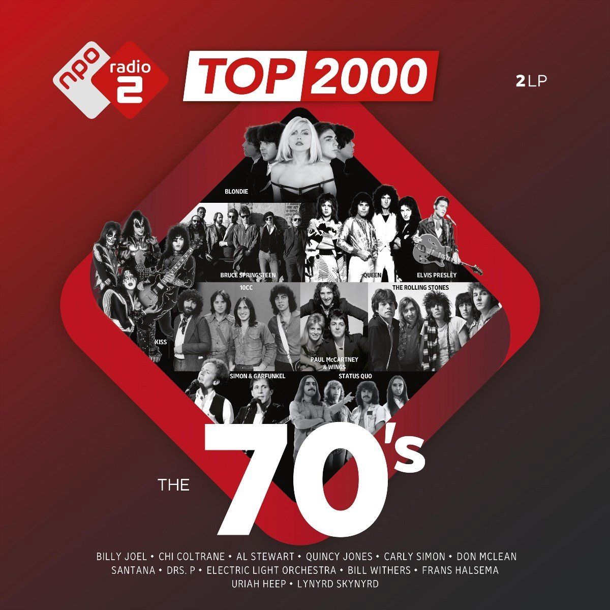 Various Artists - Top 2000 - The 70's (2 LP) (Coloured Vinyl)