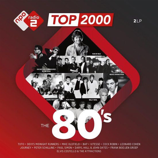 Various Artists - Top 2000 - The 80's (2 LP) (Coloured Vinyl)