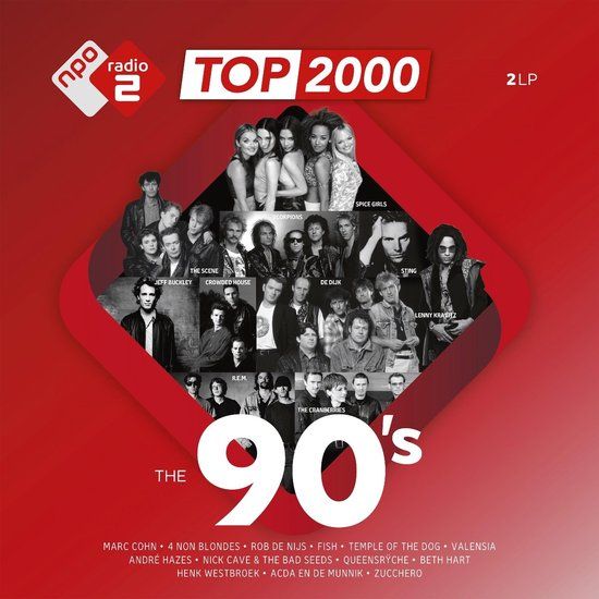 Various Artists - Top 2000 - The 90's (2 LP) (Coloured Vinyl)