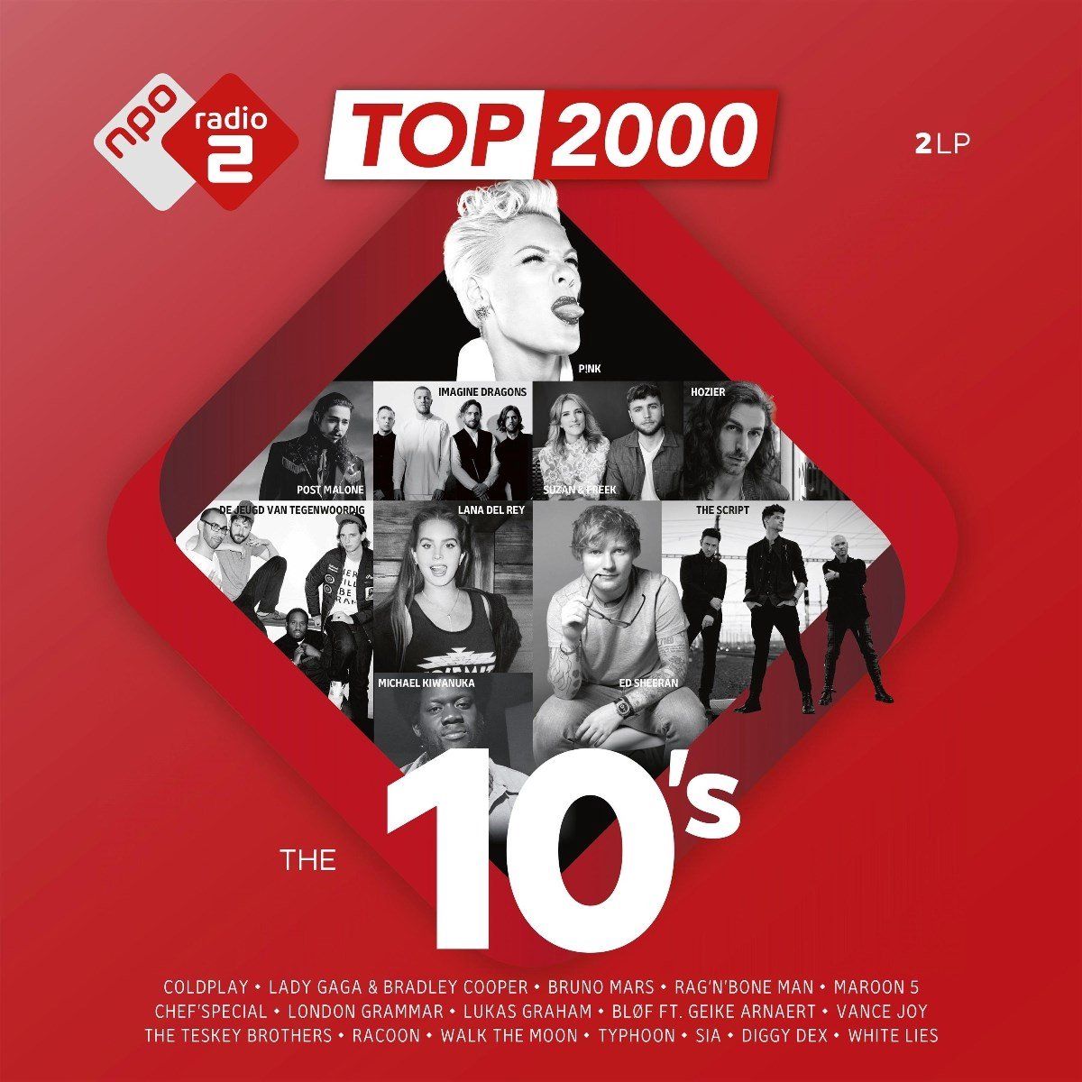 Various Artists - Top 2000 - The 10's (2 LP) (Coloured Vinyl)