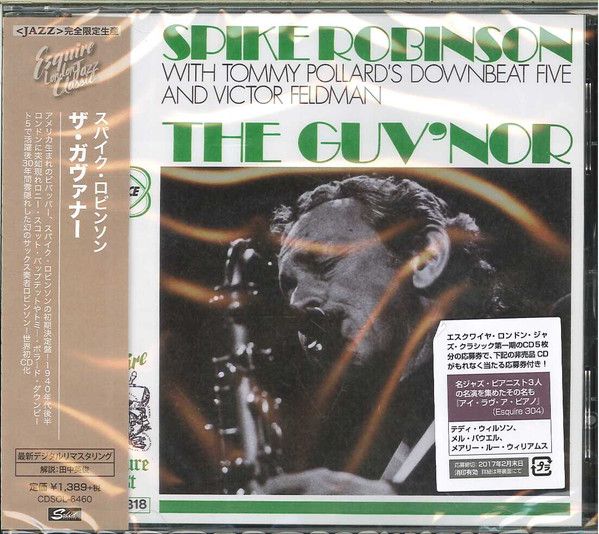 Spike Robinson With Tommy Pollard's Downbeat Five &amp; Victor Feldman – The Guv'nor - cd