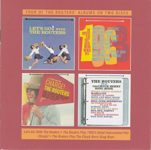 The Routers – Let’s Go! / Play 1963’s Great Instrumental Hits / Charge! / Play The Chuck Berry Song Book - 2 cd