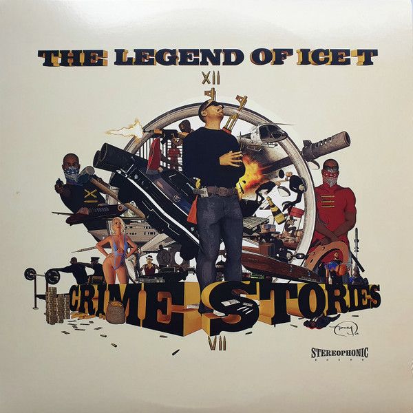 Ice-T – The Legend Of Ice T (Crime Stories) - 3 lp Clear w/ Red Marbling