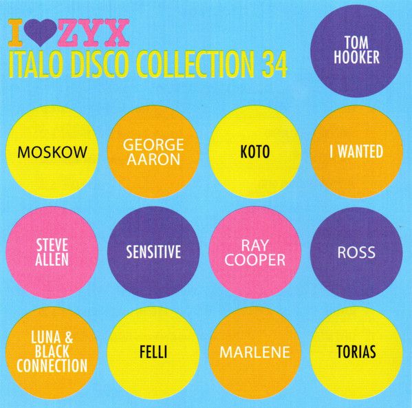 I Love ZYX Italo Disco Collection 34 - 2 cd