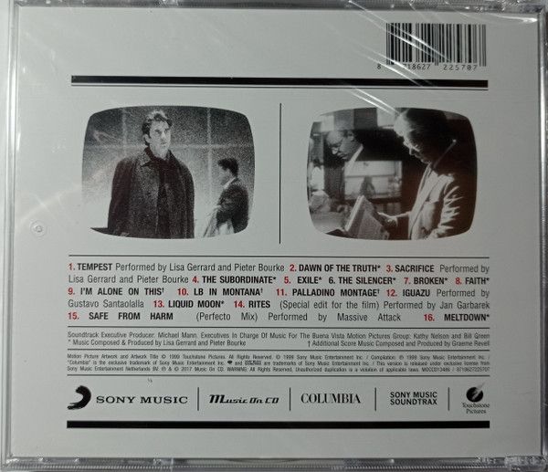 Lisa Gerrard And Pieter Bourke – The Insider (Music From The Motion Picture) - cd