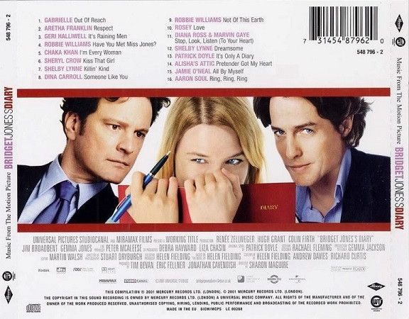 Bridget Jones's Diary (Music From The Motion Picture) - cd