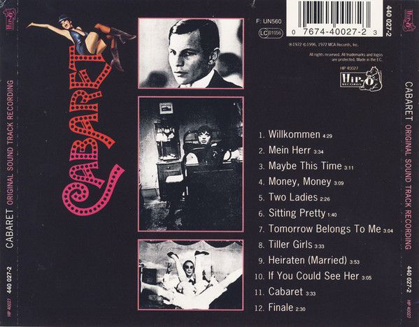 Ralph Burns – Cabaret (Original Sound Track Recording) - cd