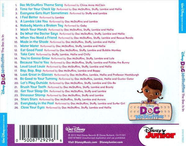 Disney Doc McStuffins - The Doc Is In - cd