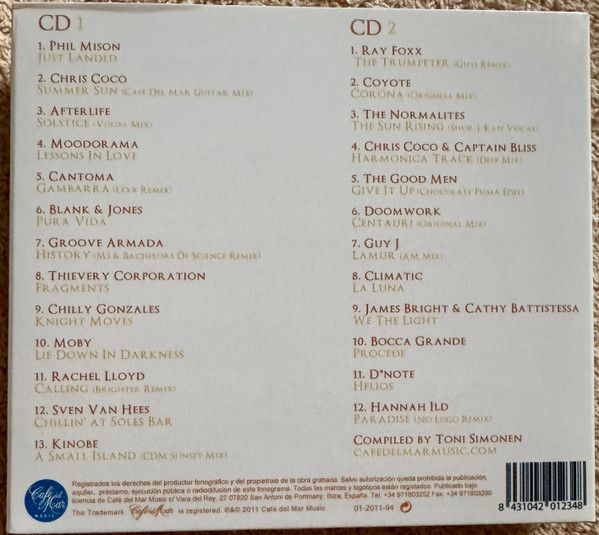 Cafe Del Mar - Terrace Mix  - 2 cd