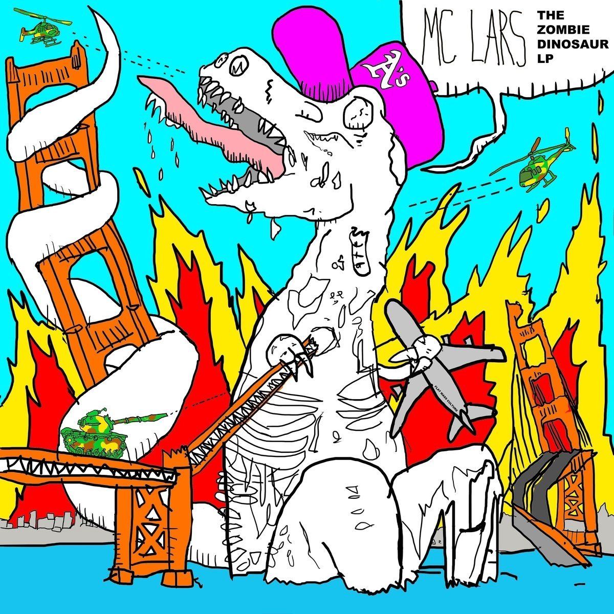 MC Lars - The Zombie Dinosaur LP (LP) (Limited Edition) (Coloured Vinyl)