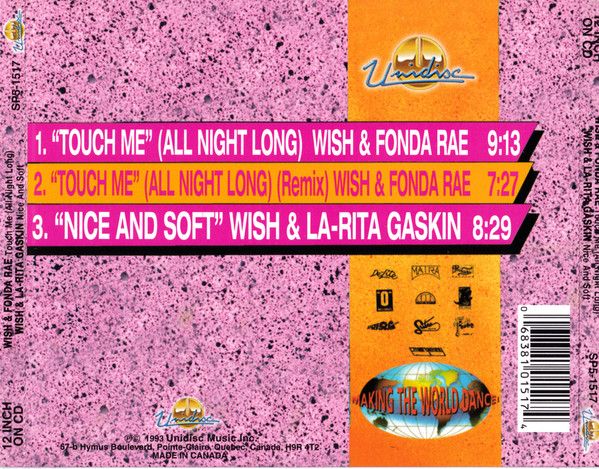 Wish (3) &amp; Fonda Rae / Wish (3) &amp; La-Rita Gaskin – Touch Me (All Night Long) / Nice And Soft