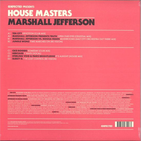Marshall Jefferson - Defected Presents House Masters