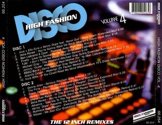 High Fashion Disco - Volume 4 The 12 Inch Remixes (2cd)