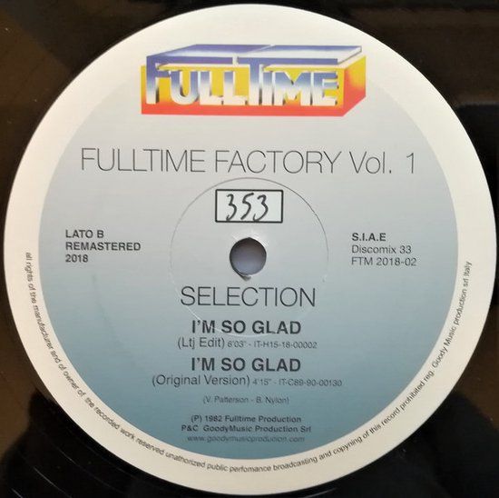 Rainbow Team / Selection – Fulltime Factory Vol. 1 -12"