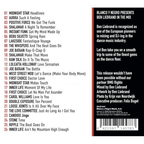 BLANCO Y NEGRO presents BEN LIEBRAND IN THE MIX (4CD)