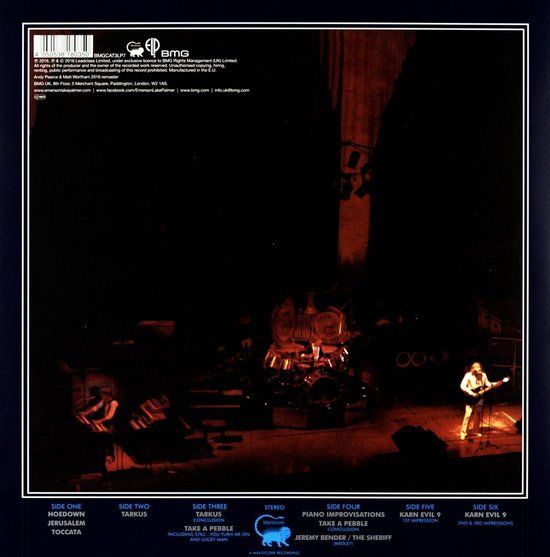 Emerson, Lake &amp; Palmer - Welcome Back, My Friends, To The Show That Never Ends - Ladies and Gentlemen (3 LP)