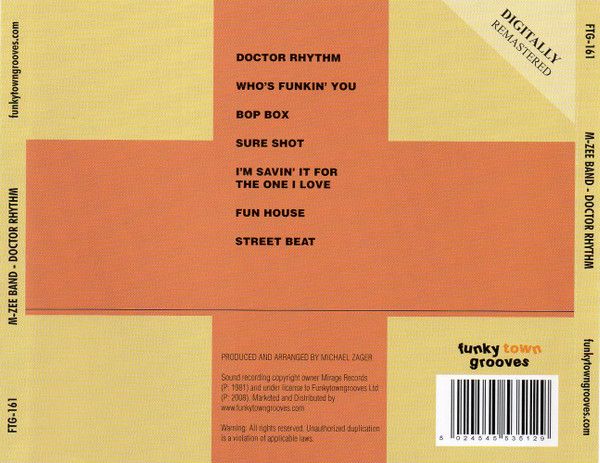 The M-Zee Band – Doctor Rhythm - cd