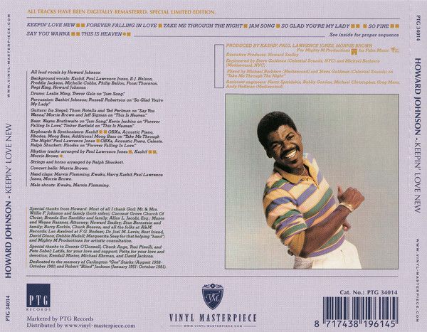 Howard Johnson – Keepin' Love New - cd
