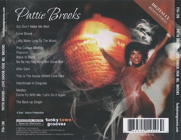 Pattie Brooks – Love Shook / Our Ms. Brooks - cd