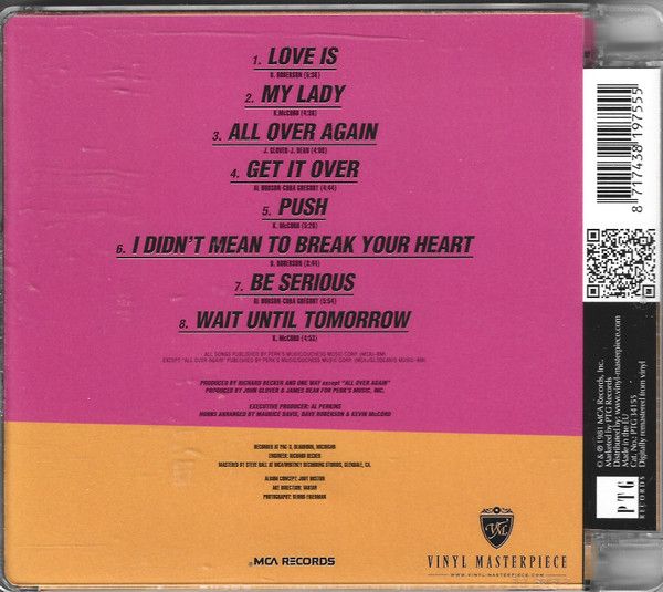 One Way – Love Is... One Way - cd