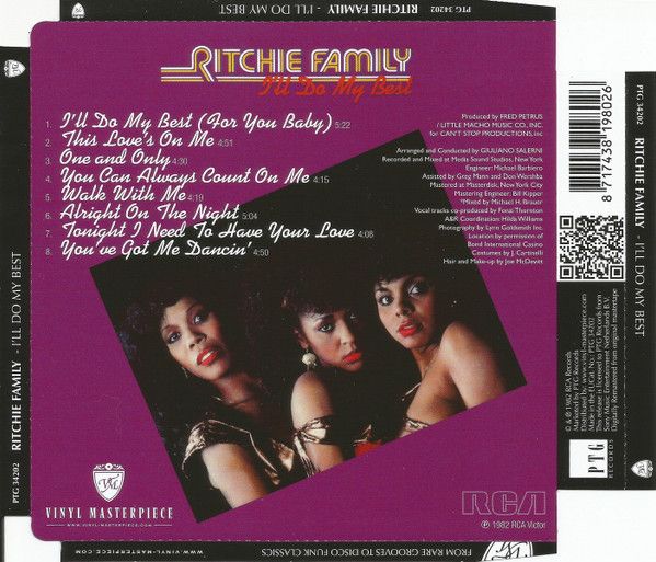 Ritchie Family – I'll Do My Best - cd