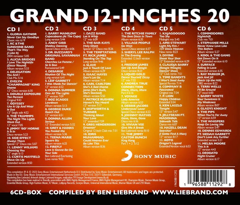 Ben Liebrand - Grand 12 inches 20 (6CD)