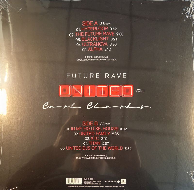 Clarks, Carl - Future Rave United Vol. 1 (LP)