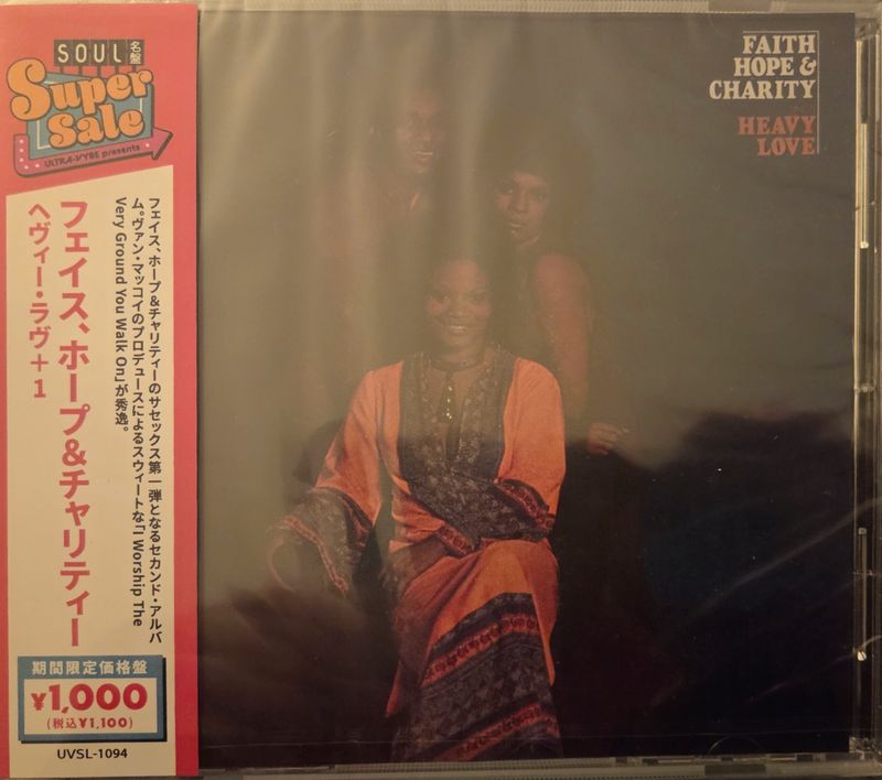 Faith Hope &amp; Charity - Heavy love - cd