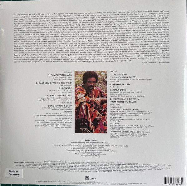 Quincy Jones – Smackwater Jack  - lp