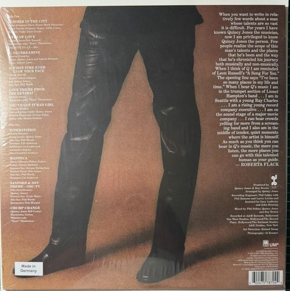 Quincy Jones – You've Got It Bad Girl - lp