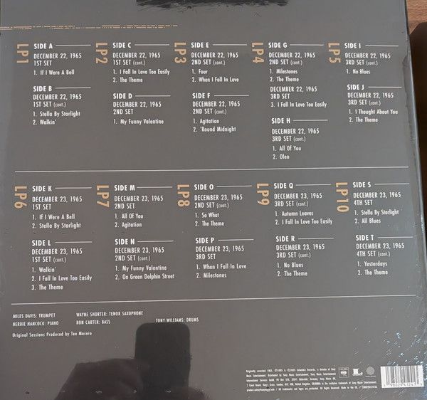 Miles Davis – The Complete Live At The Plugged Nickel 1965- 10 lp box