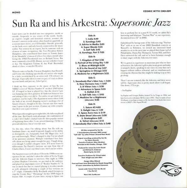 Sun Ra And His Arkestra* – Super-Sonic Jazz (Expanded Edition) 2 lp