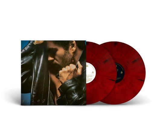 George Michael – Faith - 2 lp - Red &amp; Black Marbled, Gatefold, Half-Speed Mastered
