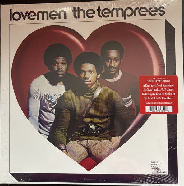 The Temprees – Lovemen - lp -Valentine Red PET Plastic