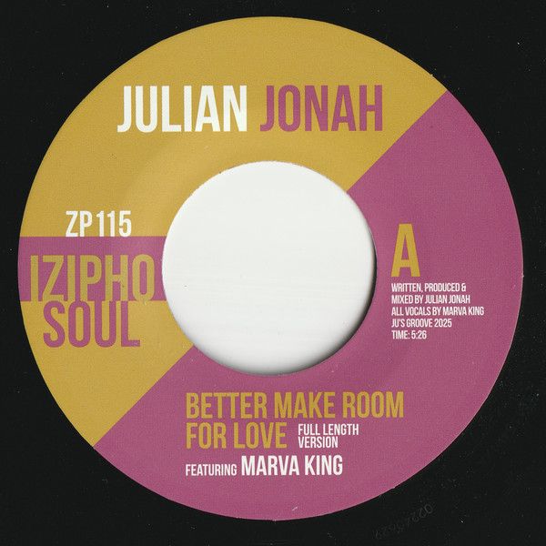 Julian Jonah Featuring Marva King – Better Make Room For Love - 7"